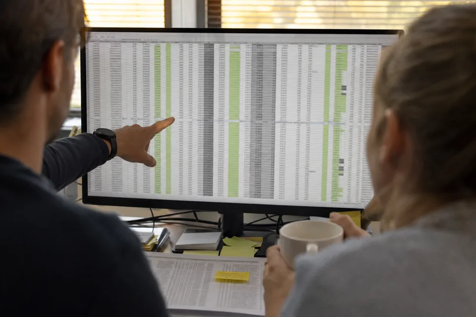 Portfolio list in a shared workspace with the last recorded sale per name